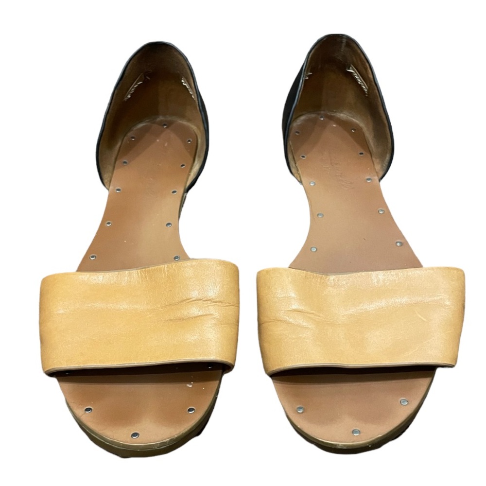 Madewell Thea D’Orsay Open Toe Flat Sandal